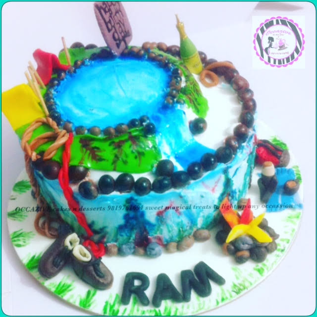 Tracking Themed Cake by Harshada Shah of Occazive Cakes & Desserts