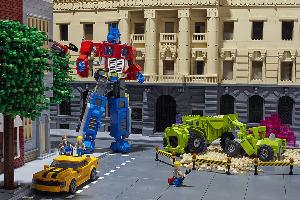 Heel Transformers (custom built Lego model)