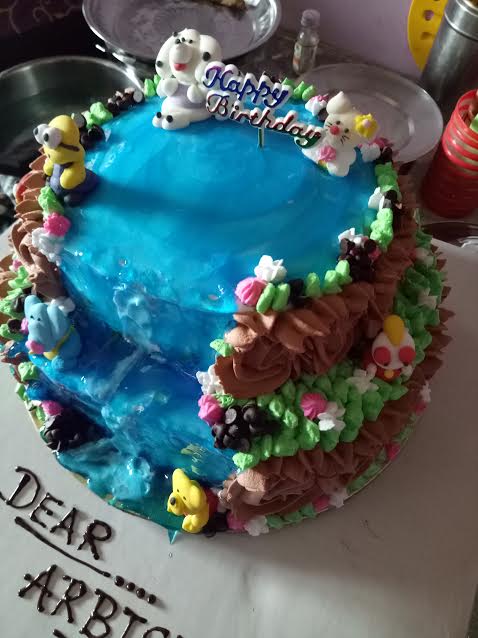 Birthday Cake by Mrs.s Sharna of Suvi 's Baking Arena