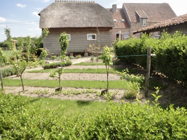 Tuin landhuis Vlaamse stijl