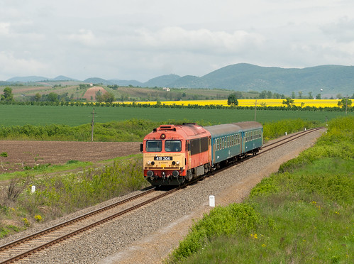 rail máv mozdony vonat vasút 80c landscape mount hill passenger m41 418 csörgő