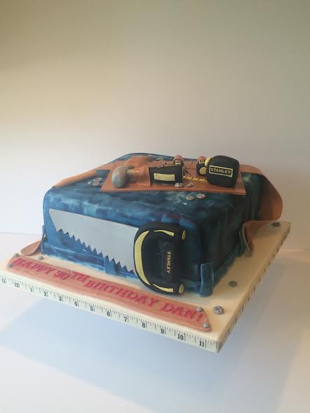 Cake for a Carpenter by Hayley Caiels of Adela,s Cakes