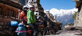 bike and stupas