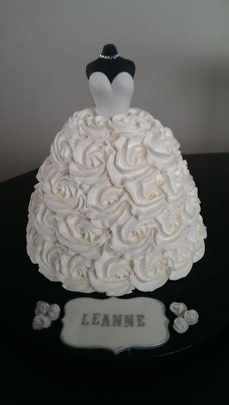 Wedding Dress Cake by Jennifer Dimeo