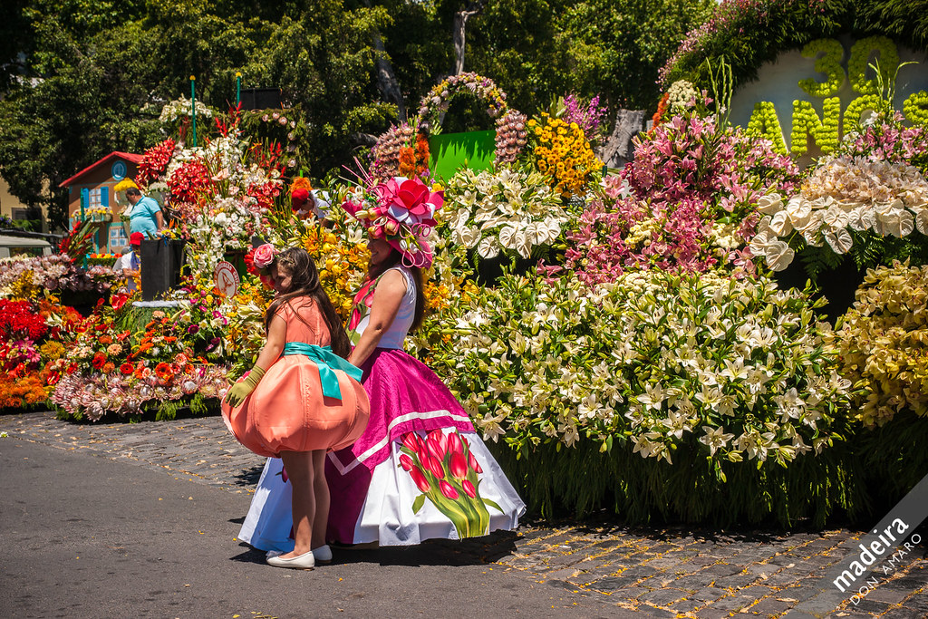 Фестиваль цветов на острове Мадейра. Festa da Flor.