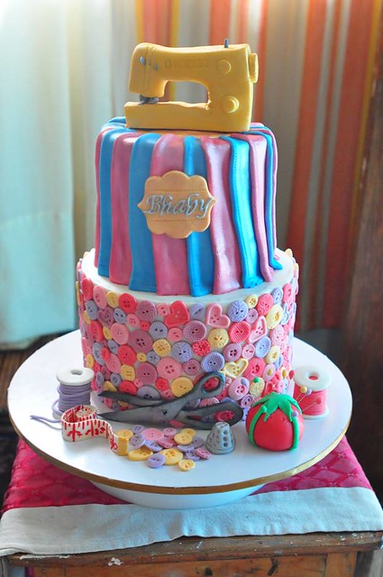 Sewing Cake by Len Caisip Castro of Lynt's Sweet Treats