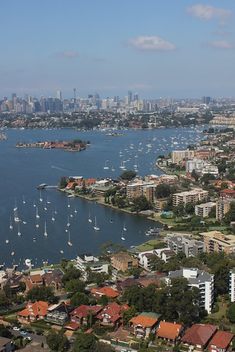 australia nsw sydney scenic flight aerial harbour innerwest travel view city