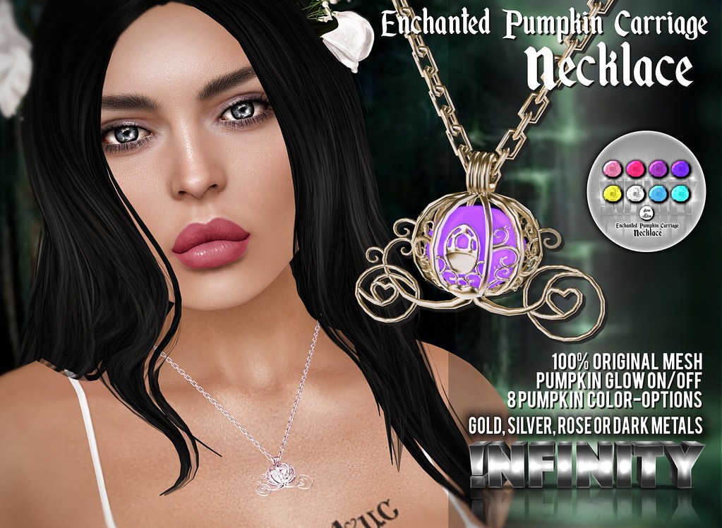 !NFINITY Enchanted Pumpkin Carriage – Necklace @ Whimsical