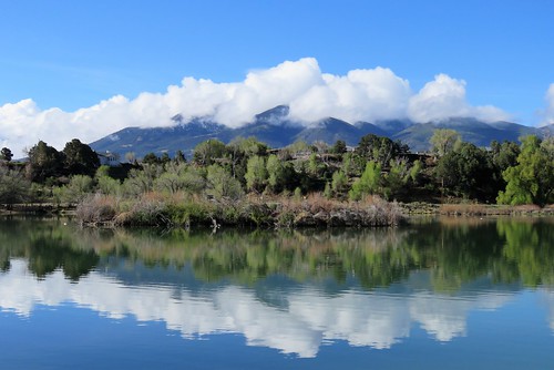 frantzlake lake mountains mountain reflection reflections spring clouds statewildlifearea swa colorado