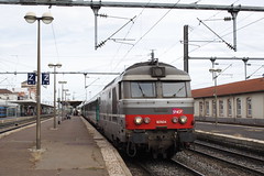 20081005 015 Clermont-Ferrand. 67404 Corail Train 4595, 14.07 To Bordeaux-Saint-Jean