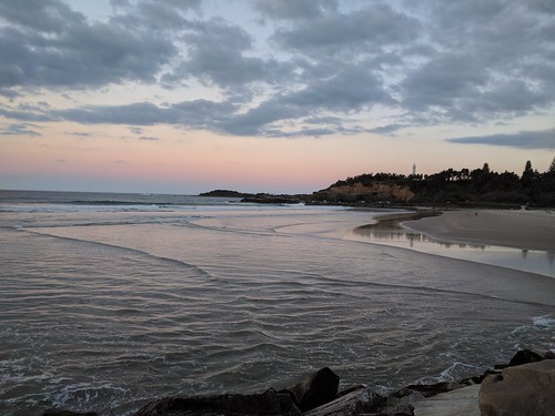 newsouthwales australia sunset seascape yamba