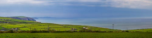 wales pembrokeshire panorama landscape coastline moylgrove