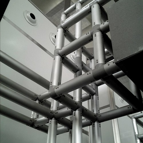 mystifying metal melange malaga airport andalusia aluminium rivets tubes