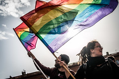 Manif de soutiens aux LGBTQI Tchètchènes