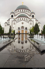 Church of Saint Sava Reflection, Belgrade, Serbia