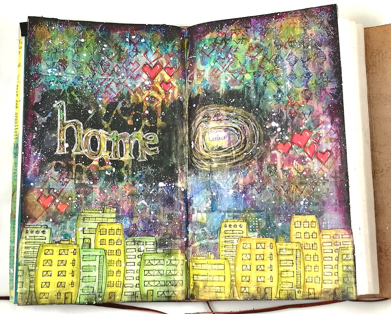 art journal: there is no place like home