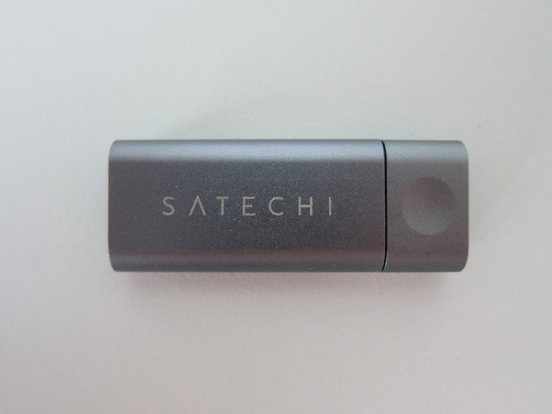 Satechi Aluminum USB-C Micro/SD Card Reader - Top