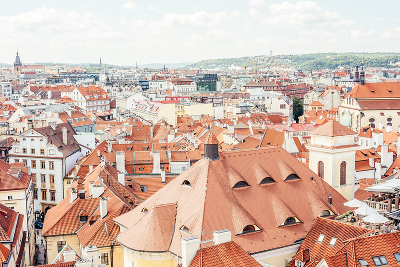 view from the old town hall tower, Prague