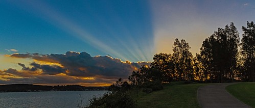 sunset lakemacquarie belmont green point reserve pano panorama 2470