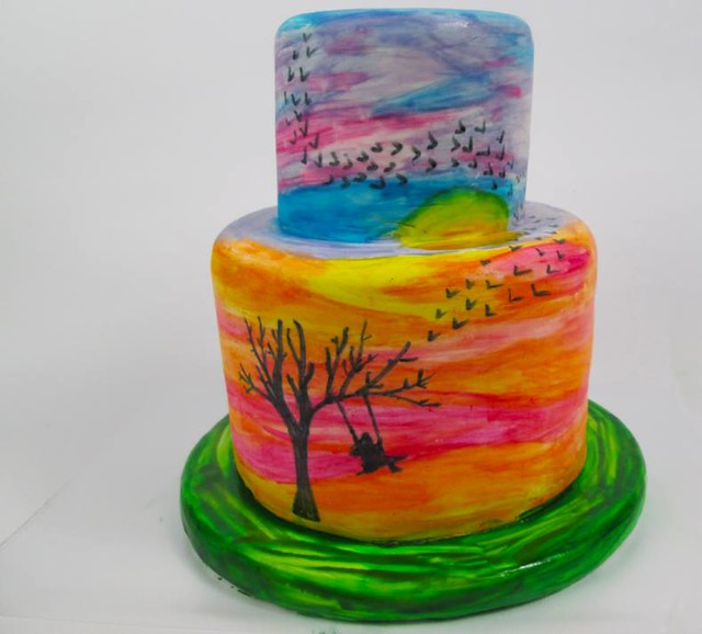 Watercolor Cake by Francesca Sugar Art - Le torte di Francesca