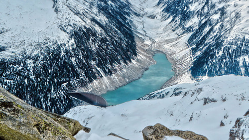 schlegeisspeicher tirol austria lac see meer lago lake stausee stau stuwdam dam diga österreich oostenrijk view gefrorenewand
