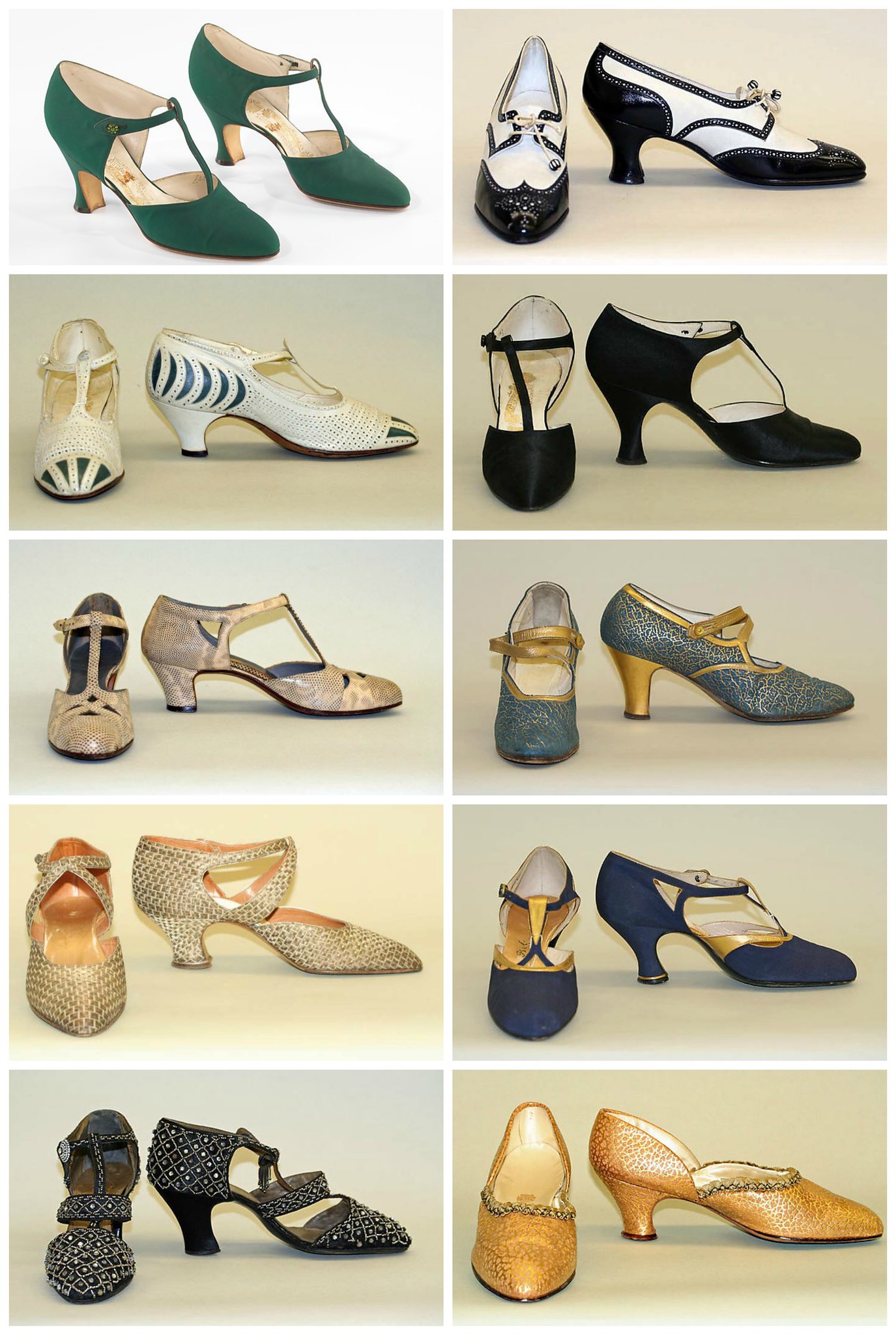 1920s ladies shoes. metmuseum.