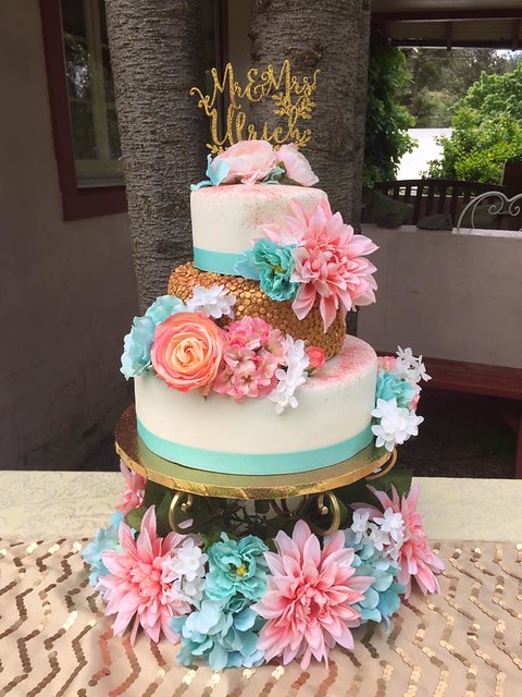 Spring Wedding Cake by Heather Sayer