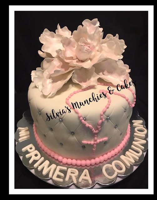 First Communion Cake by Sylvia Flores