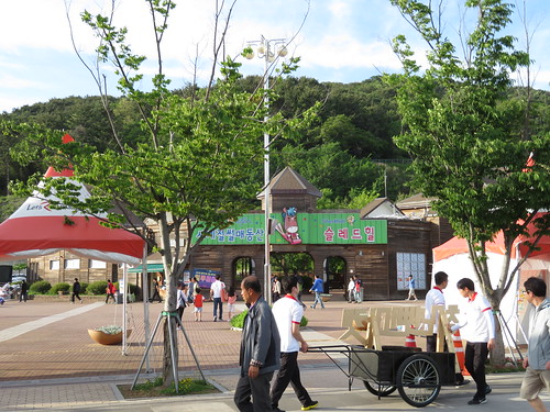 釜山慶南競馬場の子どもの遊び場