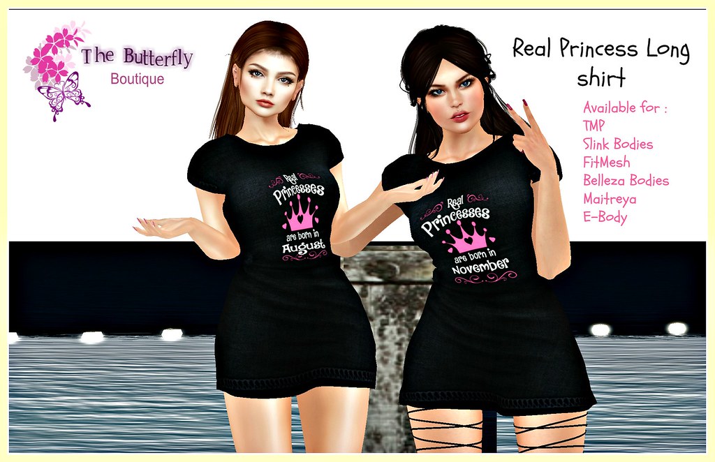 {BB} Real Princess Long shirt NOW @ The Butterfly