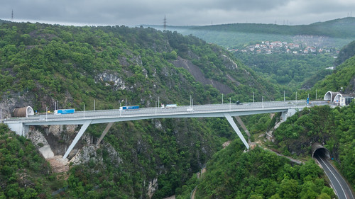 tunnel trsatskikastel trsatcastle croatia rijeka road e61 bridge