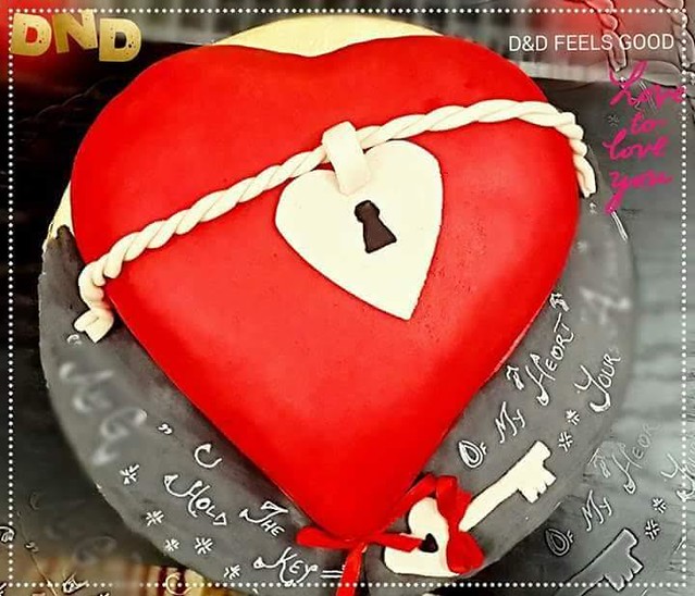 Heart Cake by Sana Asghar of D&D Feels Good