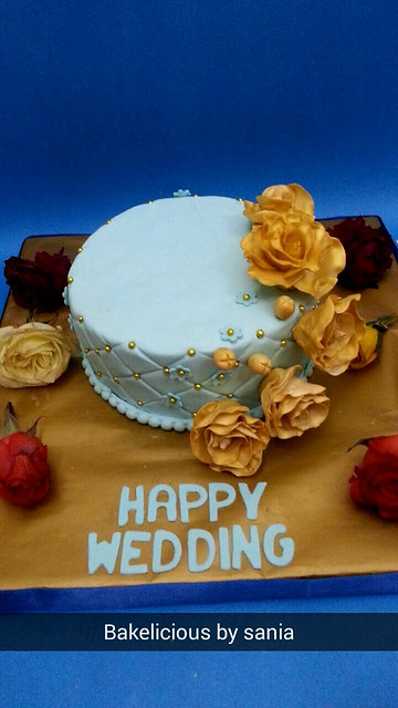 Wedding Cake from Sania Tobria of Bakelicious by sania