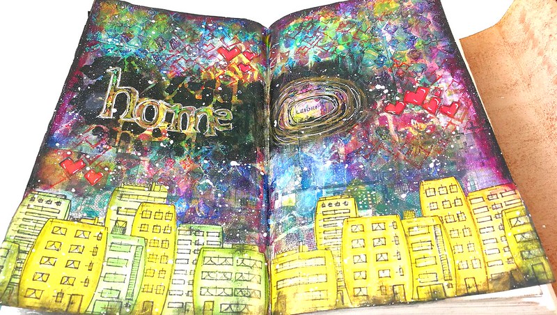 art journal: there is no place like home