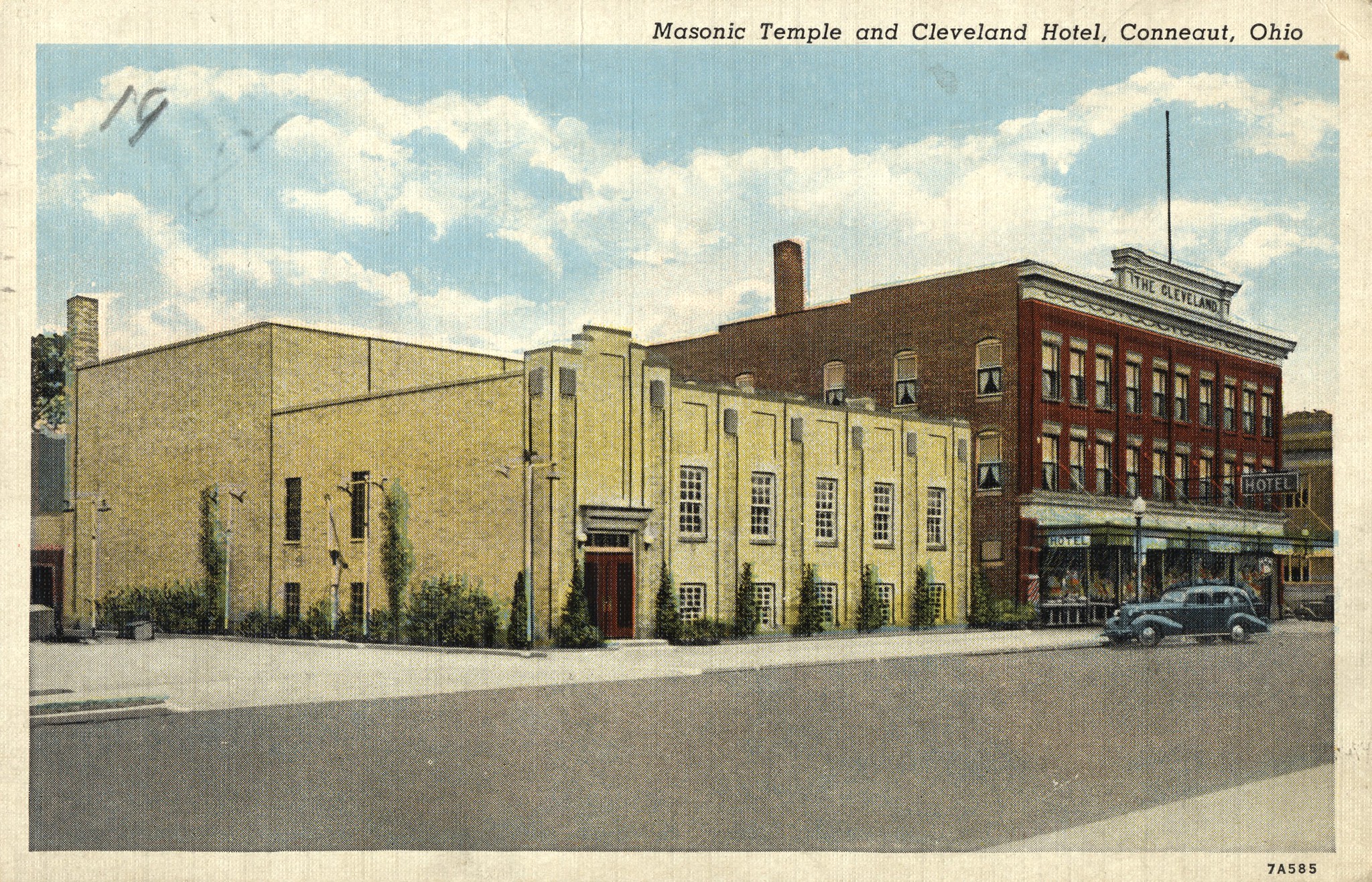 Cleveland Hotel and Masonic Temple - Conneaut, Ohio