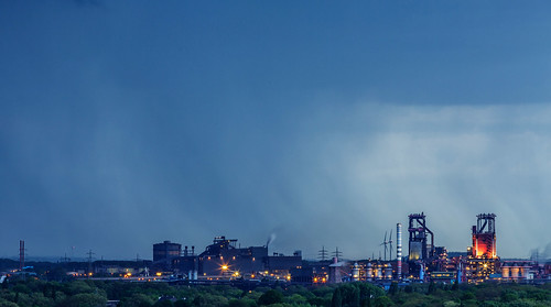 duisburg industry germany long exposure furnace landscape ruhr area