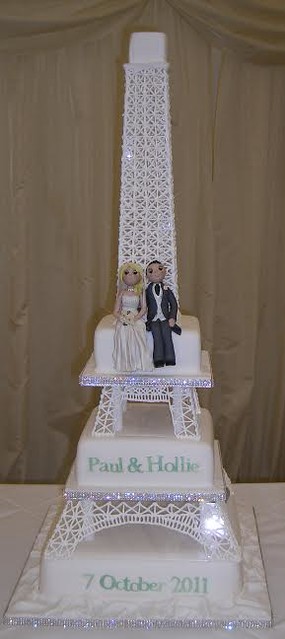 Eiffel Tower Cake by Gaynor Collingwood of Cakes Unlimited of Yorkshire