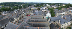 Panorama view from Notre Dame du Roncier, Josselin - Photo of Mohon