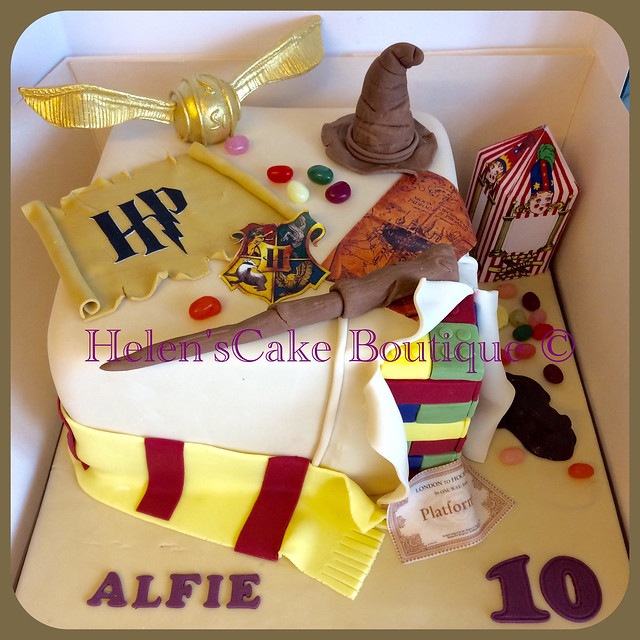 Harry Potter Themed Cake by Helen's Cake Boutique