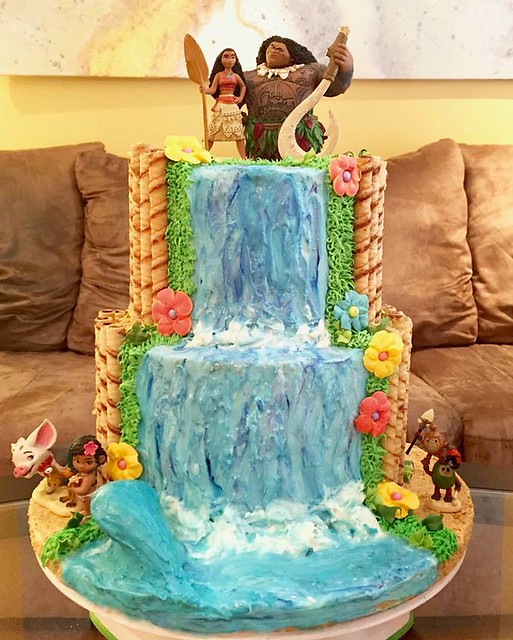 Moana Birthday Cake by Stacey Cakes