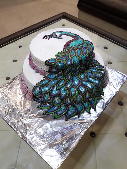 Peacock Cake by Abeerah Yousuf