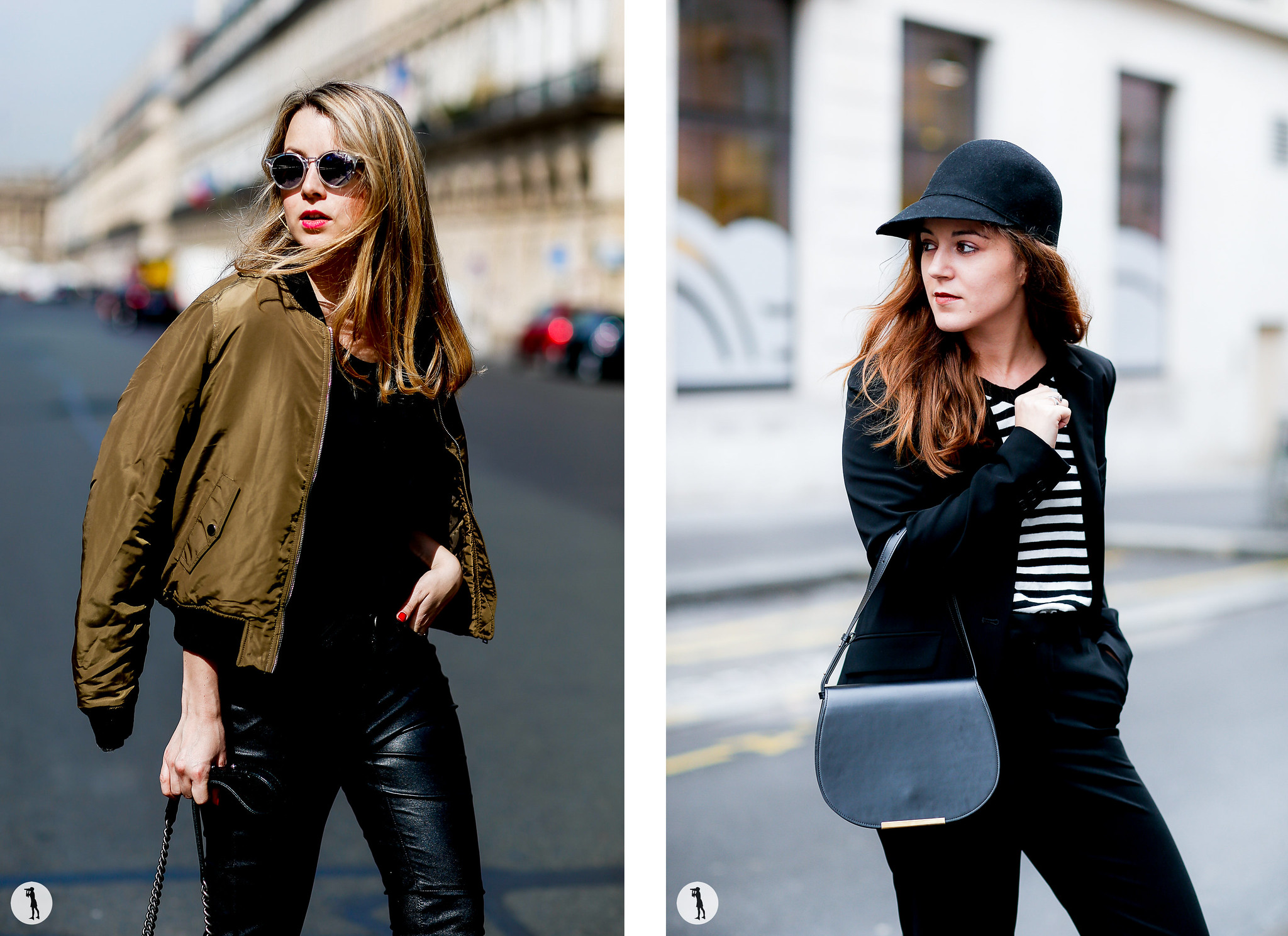 Street style Photo shooting with french bloggers in Paris.