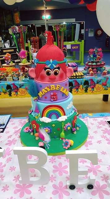 Trolls Cake by Adele Tofilau of Delicious Delight'z