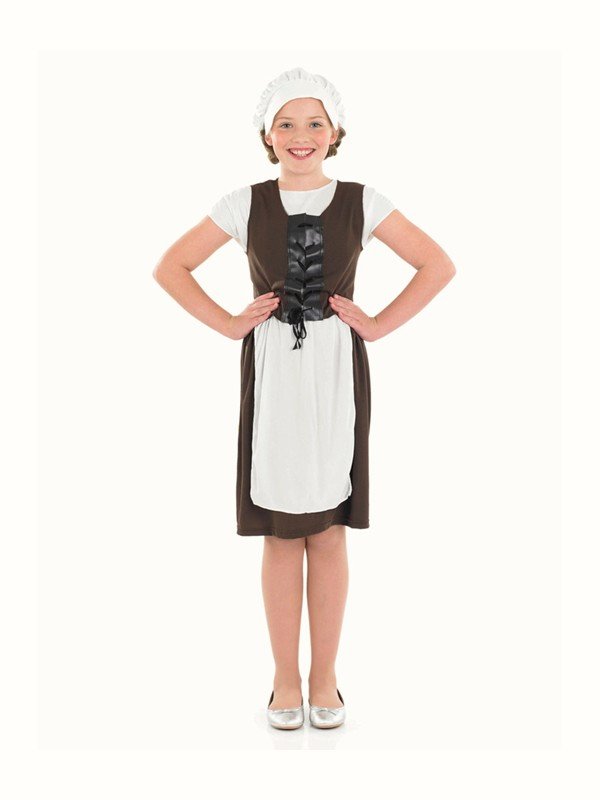 Tudor girl childrens school fancy dress 