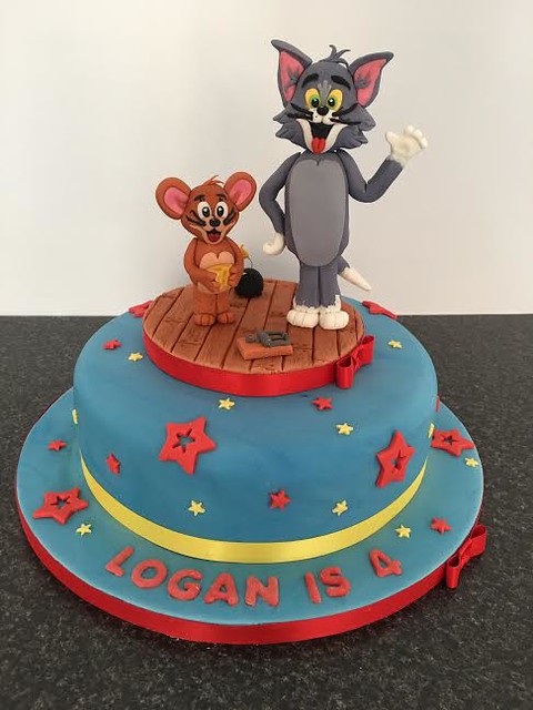 Tom and Jerry Cake from Kathryn Pearson of Cake Creations by Kathryn