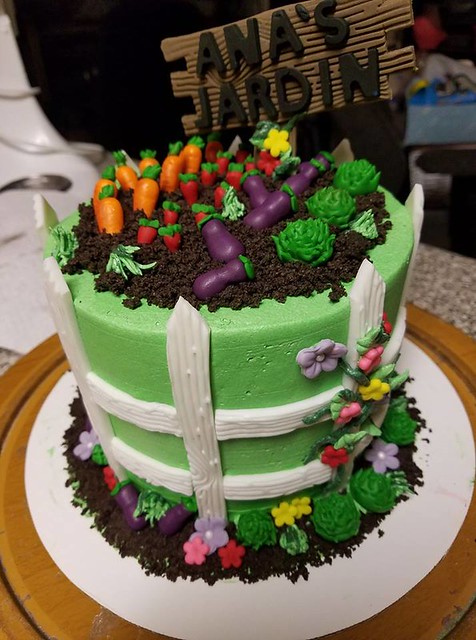 Garden Cake by Rebecca Story of Becky's Cakes & Pastries