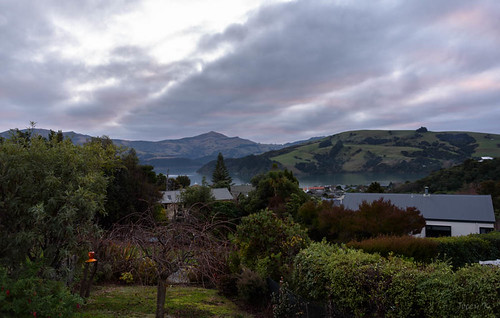 bankspeninsula newzealand southisland akaora hills clouds sky sunset nikond750