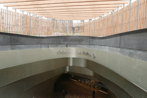 Nouvel accs station Chtelet Les Halles - Place Marguerite de Navarre [Paris Ier]