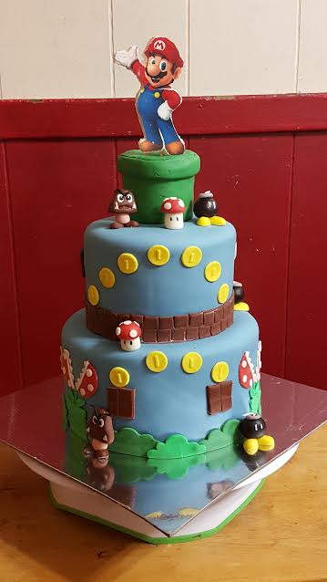 Super Mario Themed Cake by Altovise Allen-Johnson