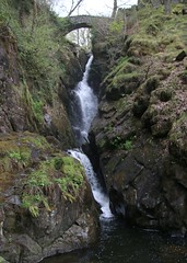 Aira Force waterfall in the Lake District